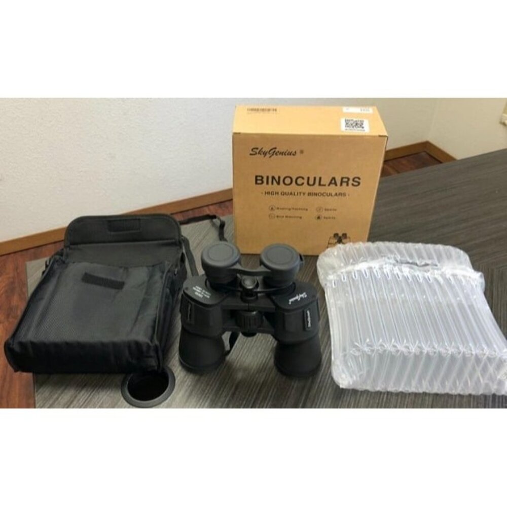 New 10 x 50 Binoculars for Adults Powerful Full-Size, Clear Durable Binocular